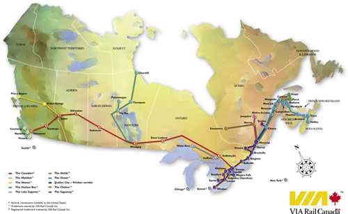 Via Rail Canada Accesrail